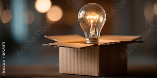 Bright Idea in a Box: Concept of Creativity and Innovation Emerging from Cardboard for Inspiration and Business Solutions