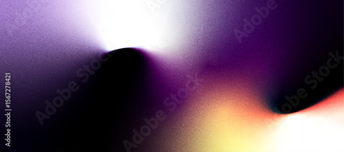 Vibrant gradient of yellow pink and purple with a subtle grainy texture