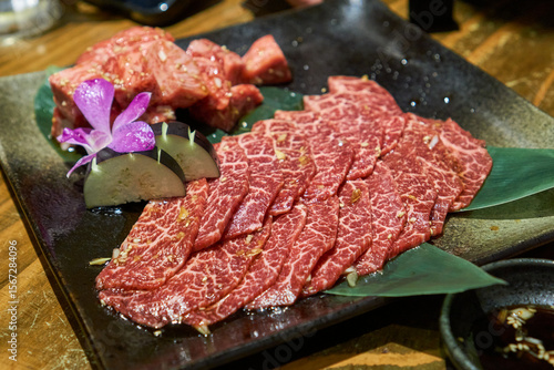 Japanese style yakiniku Ishigaki beef
