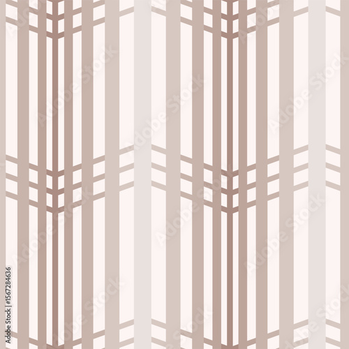 Monochromatic Waves of Coffee Browns Featuring a Geometric Optical Illusion creating a seamless pattern print