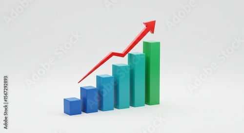 Rising bar graph business growth illustration Free Download Rising bar graph business growth illustration - GFXLoad