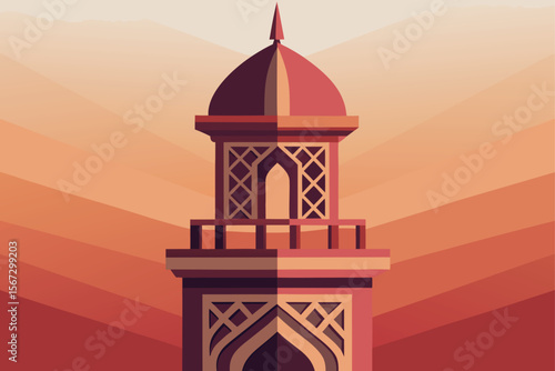 taj mahal in sunset