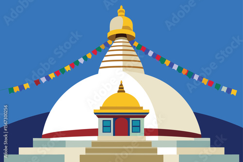 buddhist stupa in kathmandu nepal