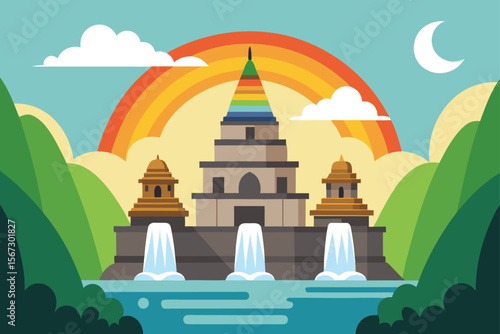 taj mahal vector