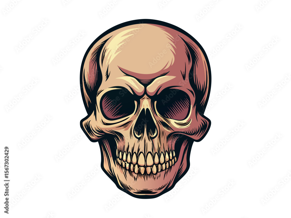 Obraz premium skull illustration