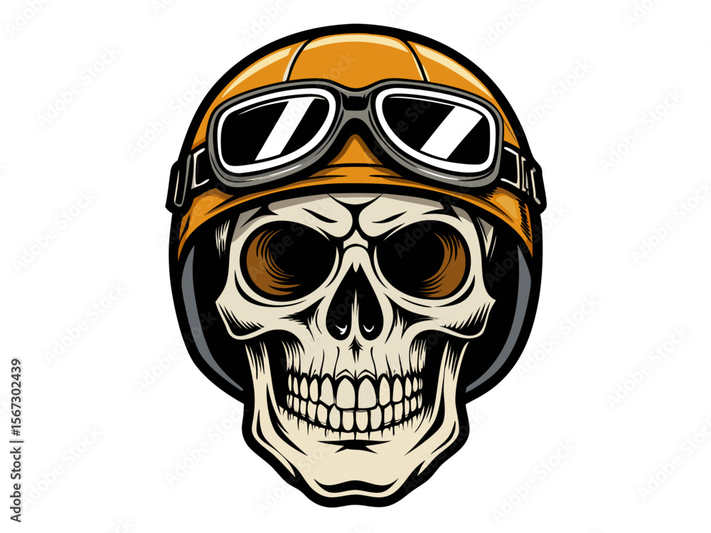 Fototapeta premium skull illustration