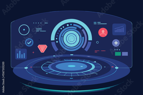 vector illustration of an abstract background