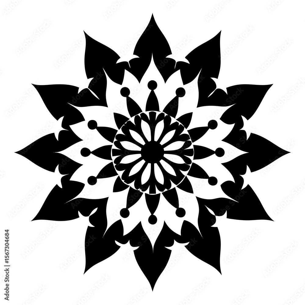 Obraz premium 42. A celestial mandala with planetary orbit lines and constellation patterns, representing cosmic harmony.