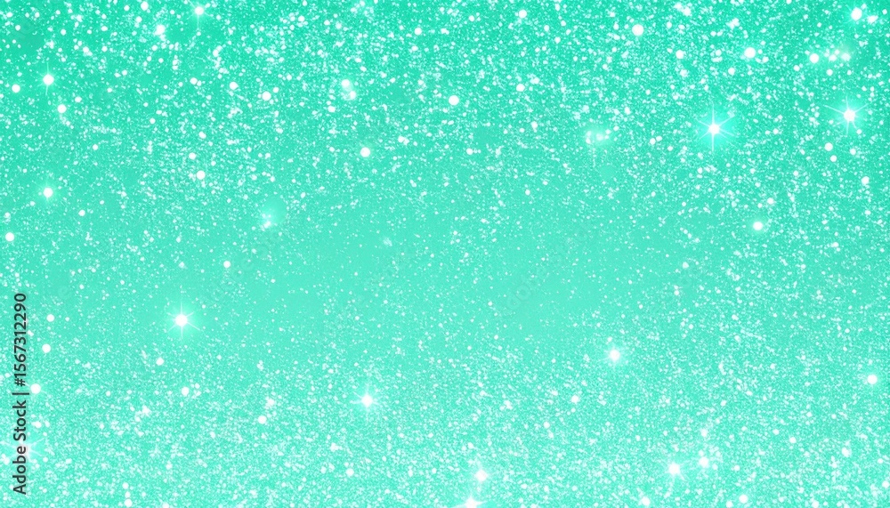 Obraz premium 爽やかに光るミントグリーンの背景