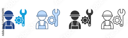 Maintenance Icon Set Multiple Style Collection