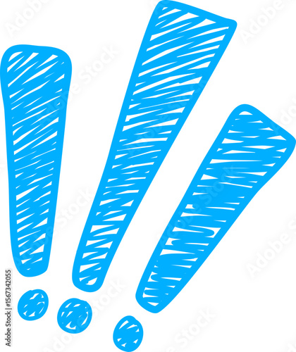 Scribble Doodle Surprise Expression Mark