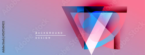 Foto Abstract geometric design