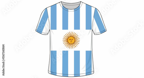 t shirt design argentine flag