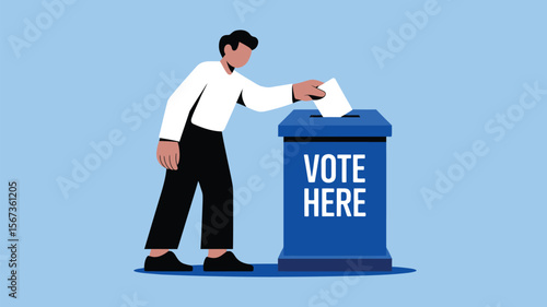 Vote here election ballot box voting democracy political process civic duty government right choice 2024 usa 2024