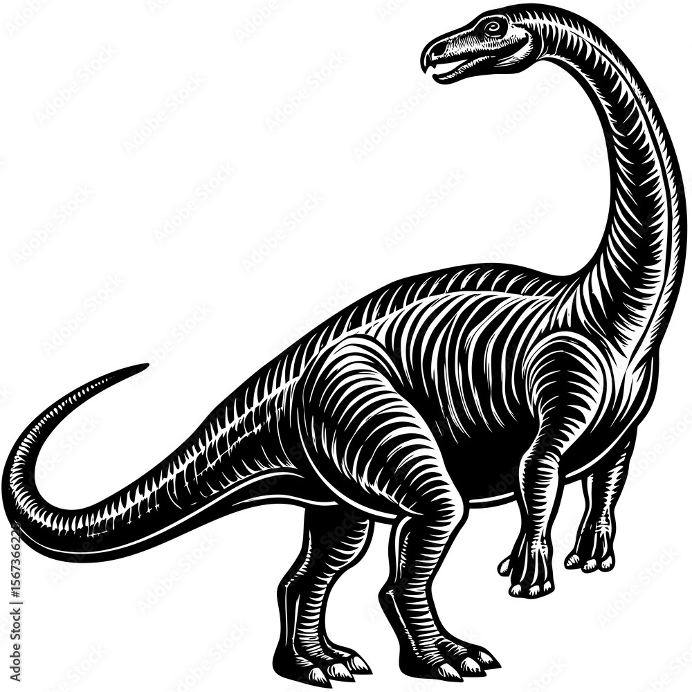 Fototapeta premium dinosaur vector illustration