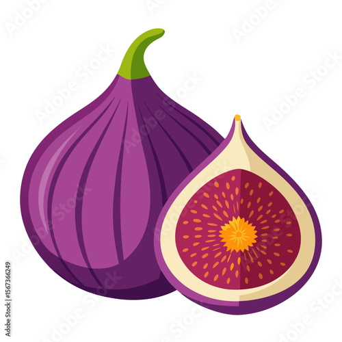 fresh ripe figs