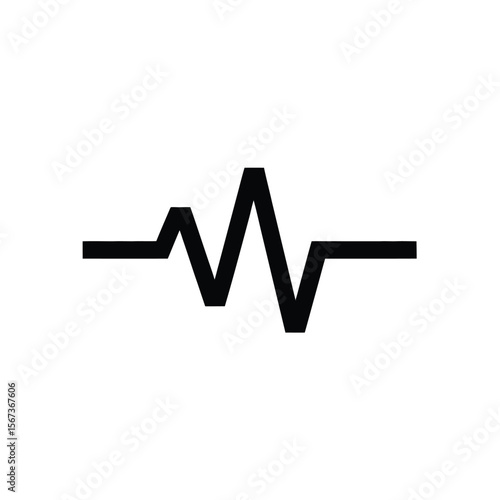 Heartbeat Lifeline Monitor Icon Outline