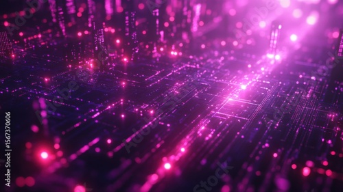 Wallpaper Mural Abstract Futuristic Digital Data Stream digital abstract futuristic data stream technology network Torontodigital.ca