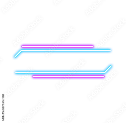 Neon Tech Futuristic Frame 