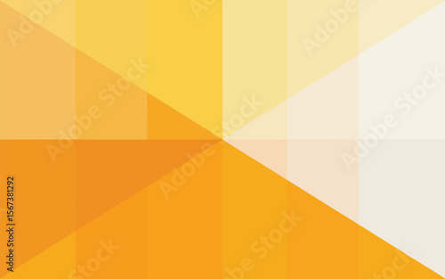 Abstract geometric background yellow orange gradient wallpaper design for presentation and banner vector art