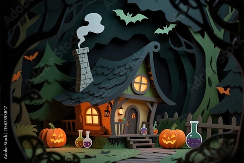 halloween night background