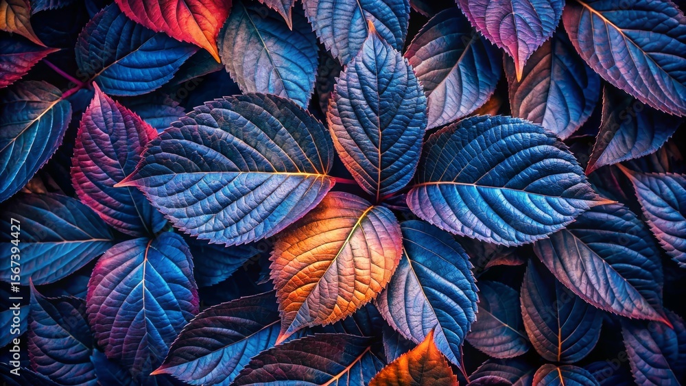 Fototapeta premium Colorful Autumn Leaves Abstract