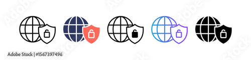 Secure Website multiple icon