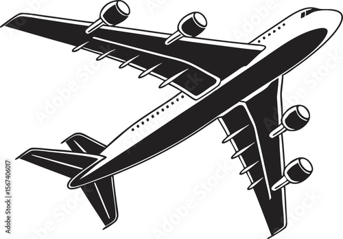 passenger airplane flying jet air travel