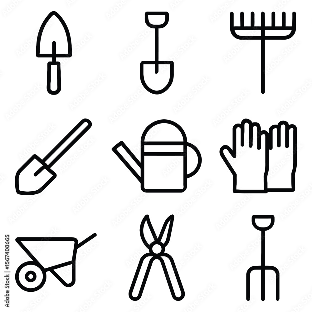 Garden Tools Collection gardening shovel Garden Tools Collection gardening shovel