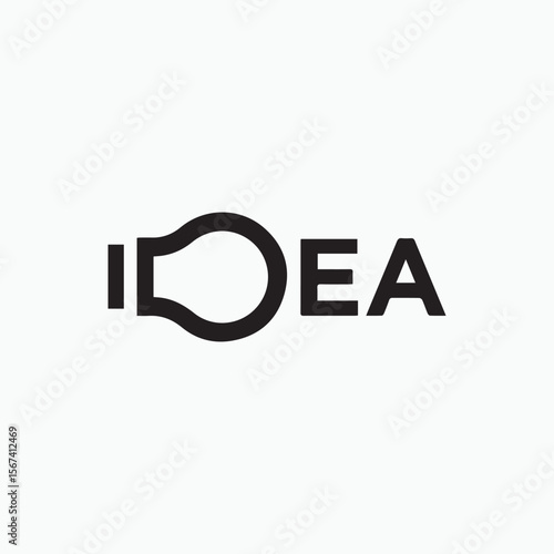 Modern Idea Logo design Vector