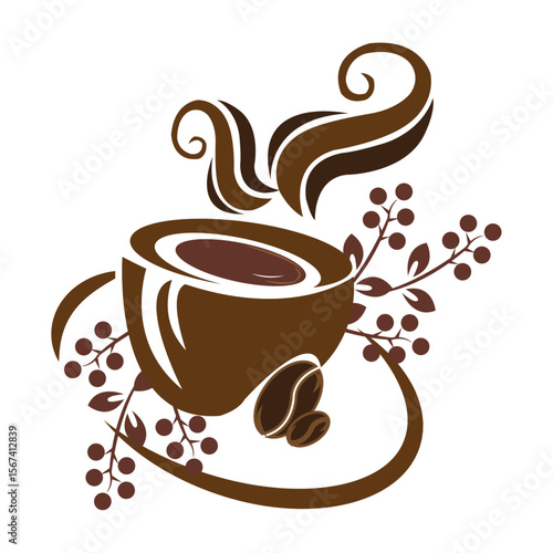 beans and coffee cup logo.ai-