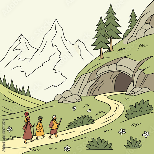 Hindu devotees go on a pilgrimage to the heavenly abode of Lord Shiva, a holy shrine situated inside a cave at Jammu and Kashmir.