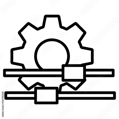 leather icon flat thin outline art logo