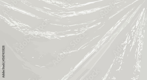 Abstract background texture featuring clear crumpled plastic wrap effect design