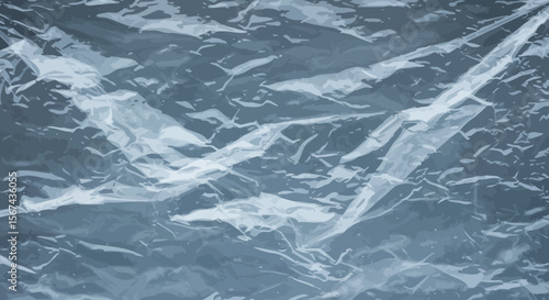 Abstract illustration portraying translucent textures and subtle color variations
