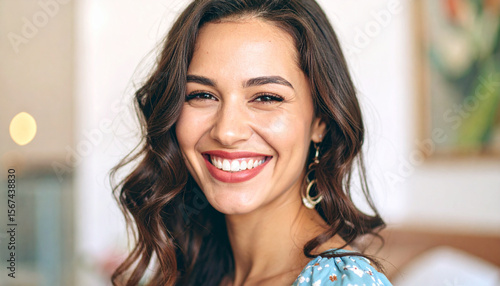 Radiant Smile, Confident Woman Portrait Photography