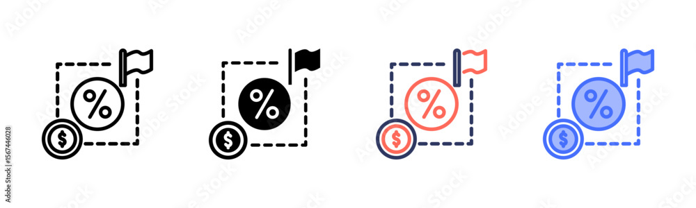 Obraz premium Taxation Icon