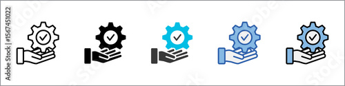 Solution Icon Pack Multistyle Illustration