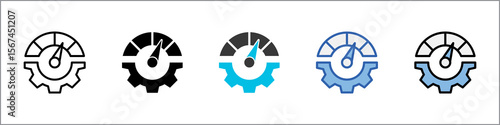 Performance Icon Pack Multistyle Illustration