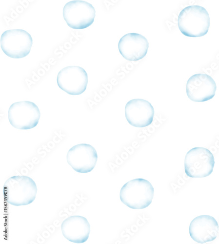 水彩のアイスボール背景イラスト　Adobe Illustrator Artwork