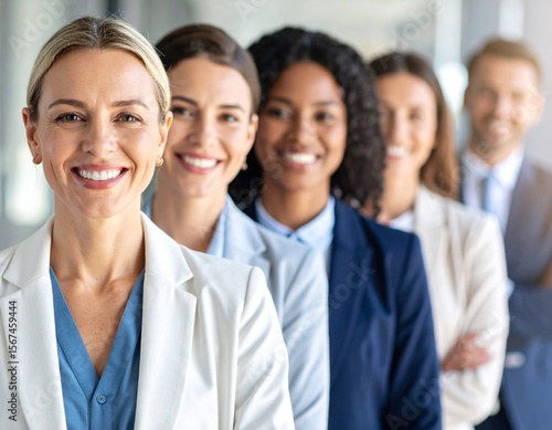 portraits of people representing different types of jobs AI generated