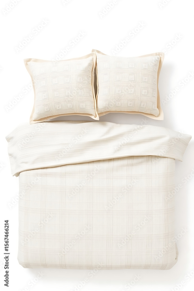 Obraz premium bed with pillows