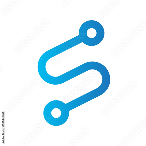 Letter S logo icon design template 