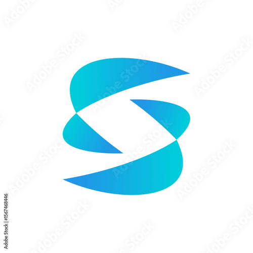 Free Download Letter S logo icon design template  - GFXLoad
