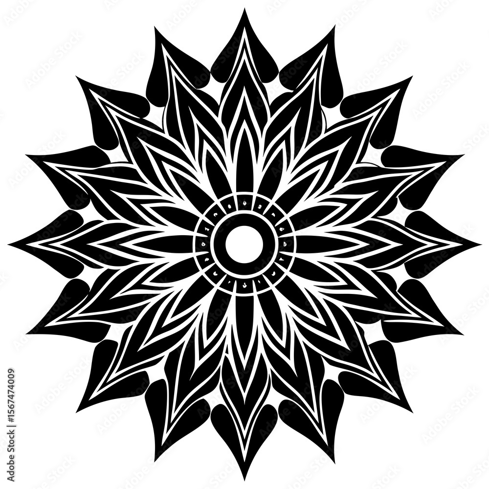 Obraz premium abstract flower vector