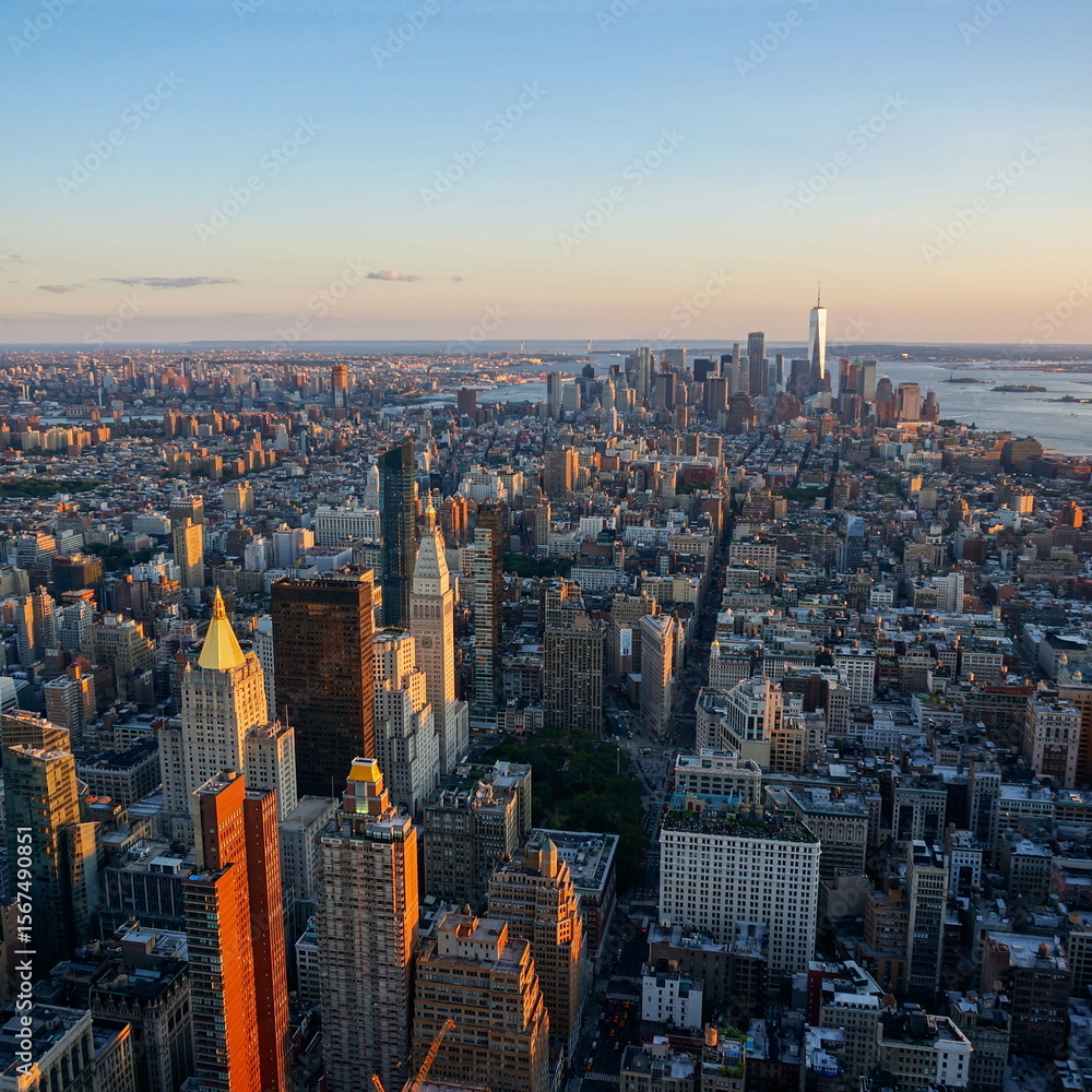 Fototapeta premium new york city skyline