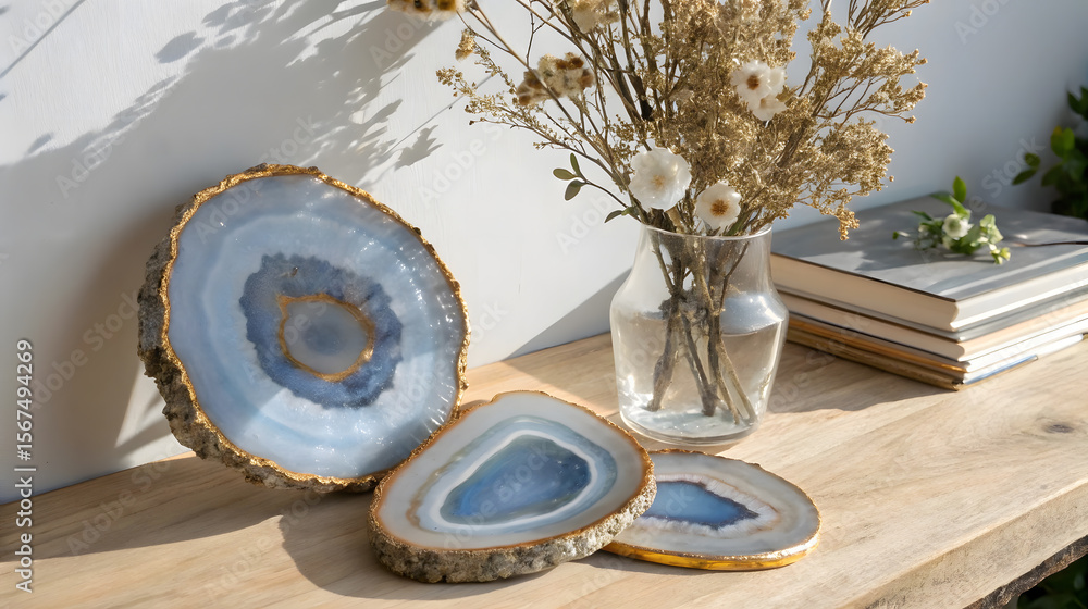Fototapeta premium Still Life Decorative Objects Soft Light Setup 