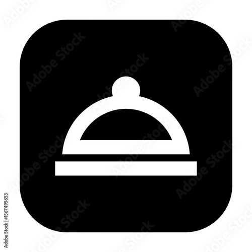 Food tray icon indicating hotel room service or dining options.