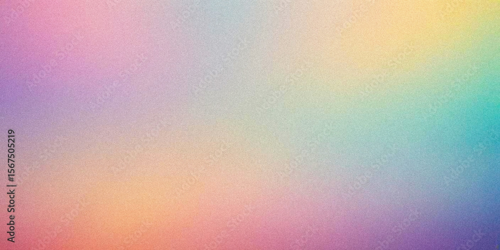 Fototapeta premium Grainy Abstract pastel gradient background with smooth texture and soft colors for design and creativity