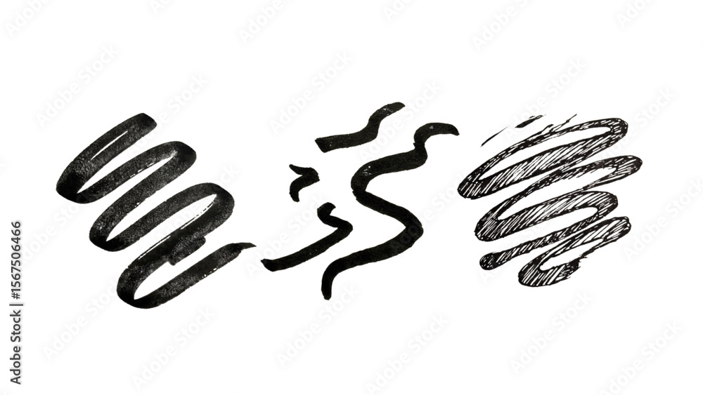 Obraz premium hand print vector illustration